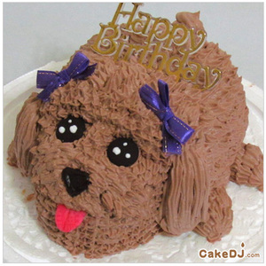 狗狗立體造型蛋糕