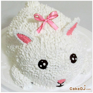 兔子立體造型蛋糕