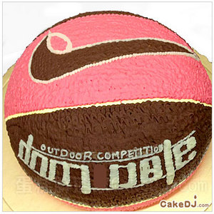 耐吉籃球造型蛋糕
