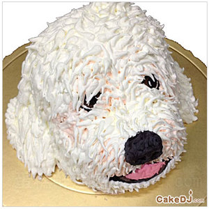 牧羊犬造型蛋糕