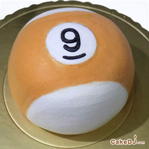 9號球造型蛋糕