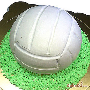 排球造型蛋糕