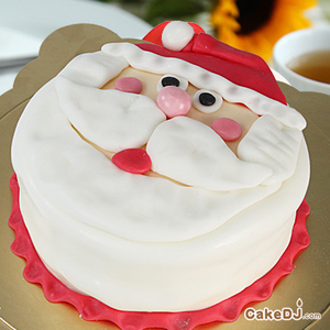 聖誕老公公翻糖造型蛋糕