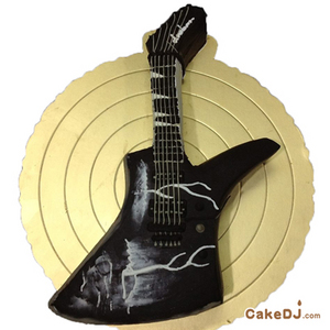吉他造型蛋糕